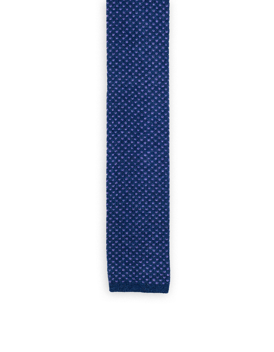 cravatta chelsea puntino m10 blu odissea viola lavanda 1