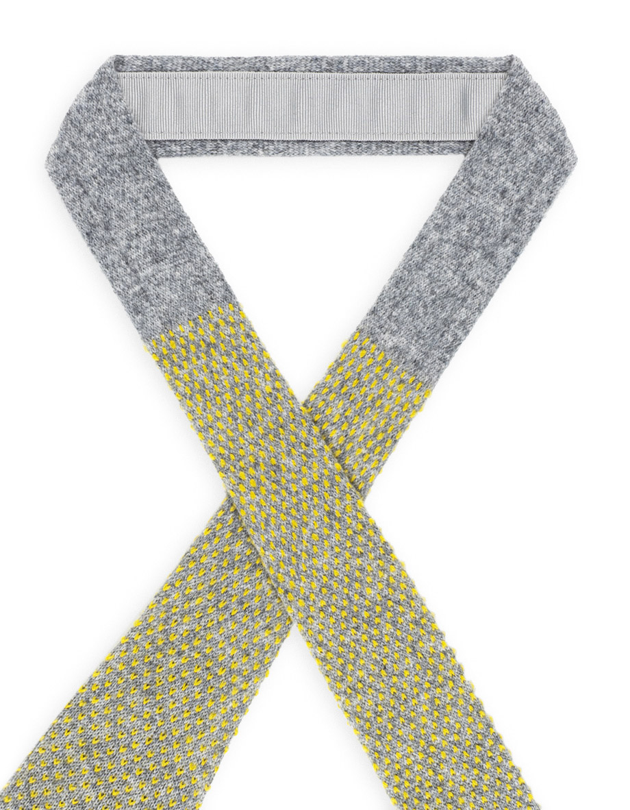 cravatta chelsea puntino m10 grigio acciaio giallo ucraina 3
