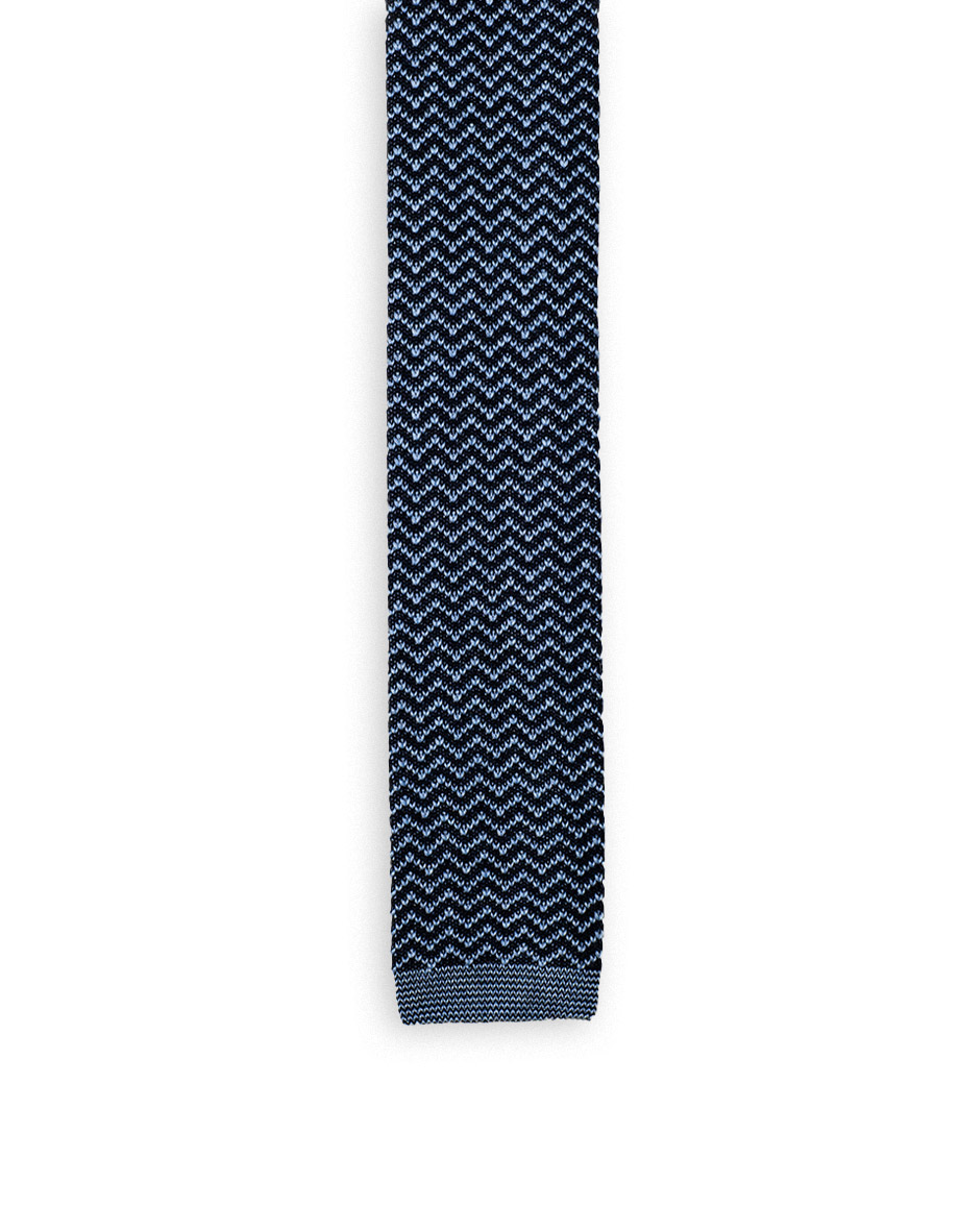 cravatta chevron blu marine azzurro river 1 1