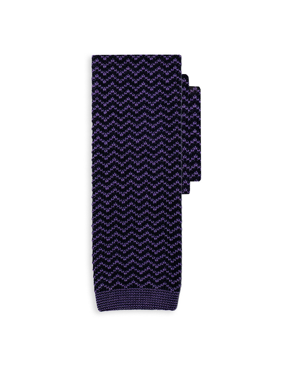cravatta chevron blue marine viola lilla 0