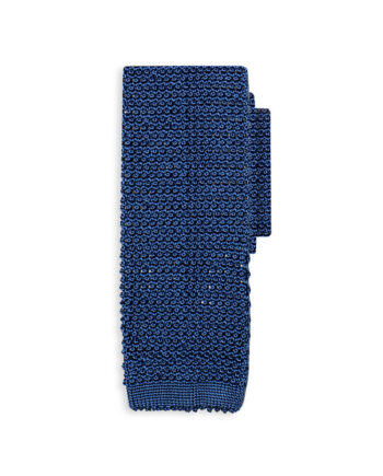 cravatta alfa grana di riso superknit punta quadra azzurro lazulite 0 1