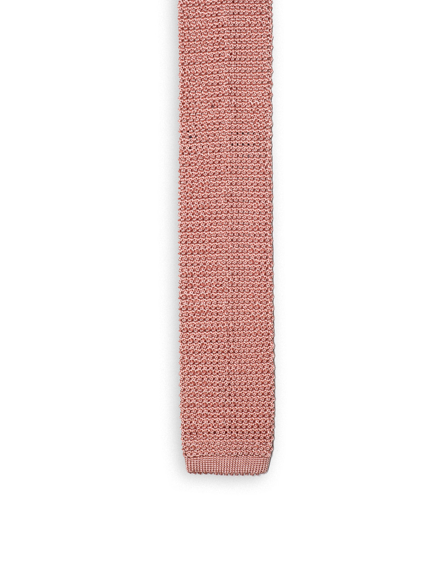 cravatta alfa grana di riso superknit punta quadra rosa rodenia 1