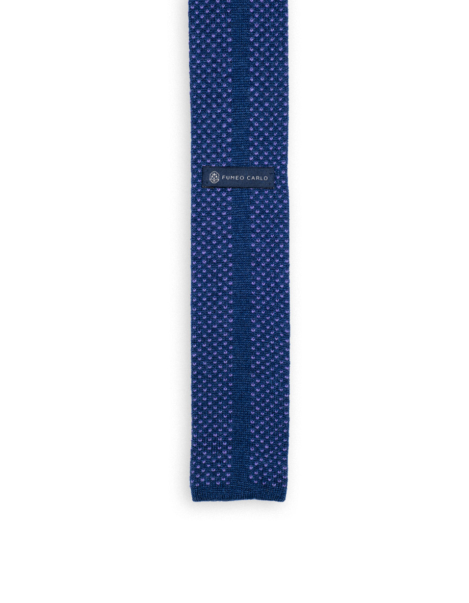 cravatta chelsea puntino m10 blu odissea viola lavanda 2