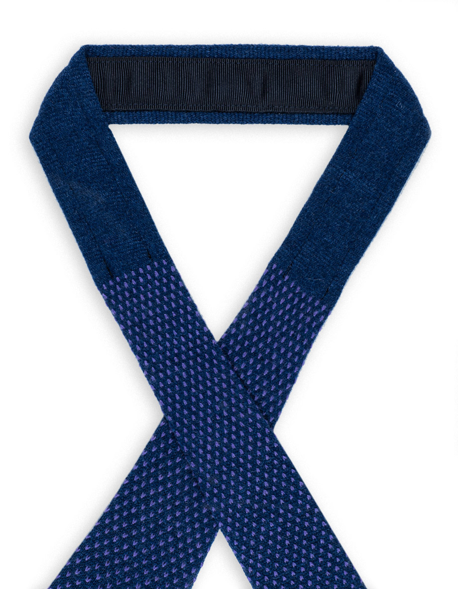 cravatta chelsea puntino m10 blu odissea viola lavanda 3 1