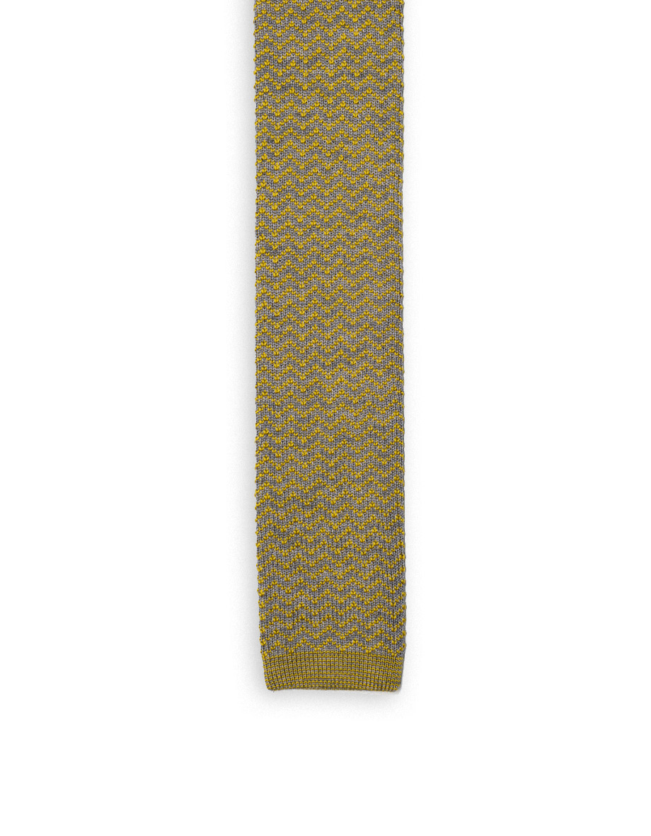 cravatta chevron grigio beola giallo ucraina 1