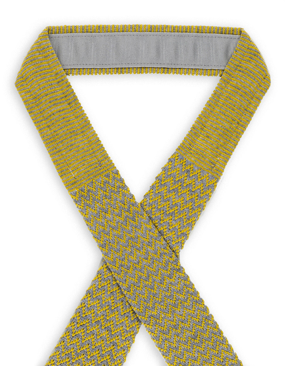 cravatta chevron grigio beola giallo ucraina 3 1