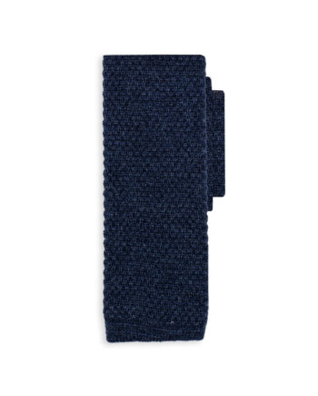 cravatta como punta quadra azzurro prussia 0