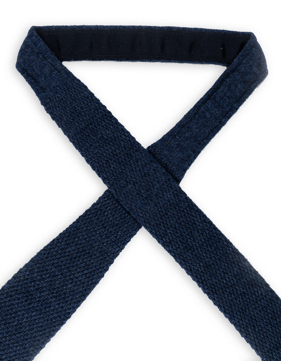 cravatta como punta quadra azzurro prussia 3