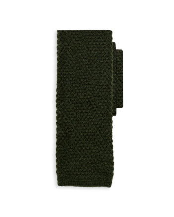 cravatta como punta quadra verde hunt 0