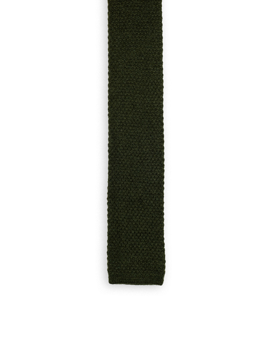 cravatta como punta quadra verde hunt 1