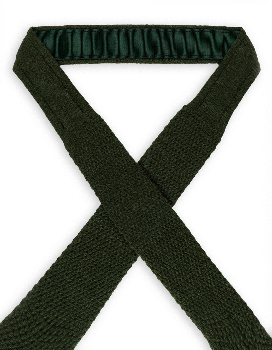 cravatta como punta quadra verde hunt 3