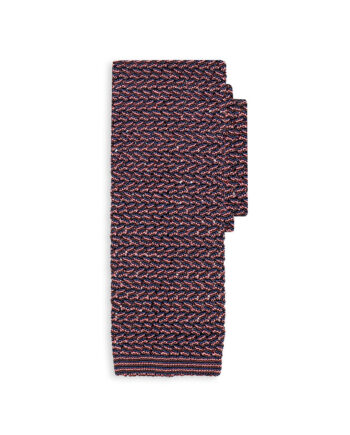 cravatta detroit 3 blu navy marrone lontra rosa mauve 0