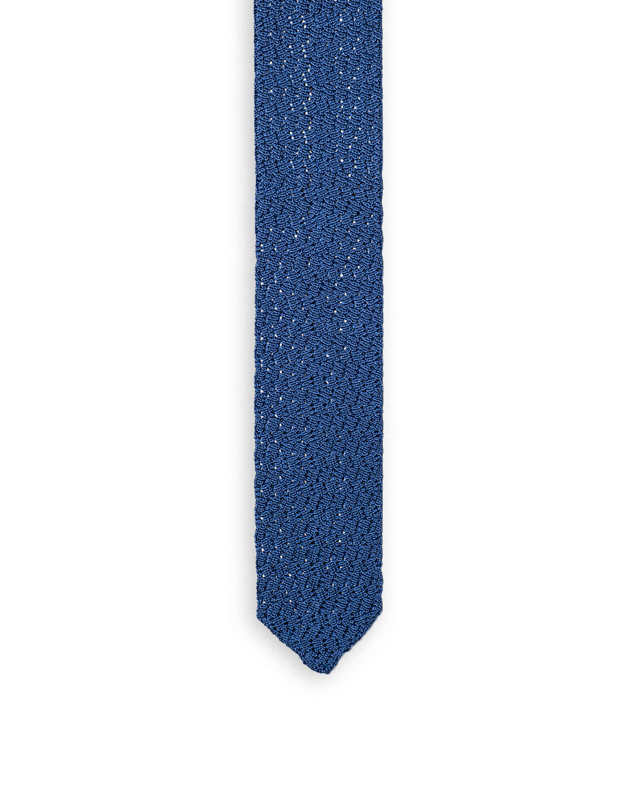 cravatta detroit punta v azzurro 1