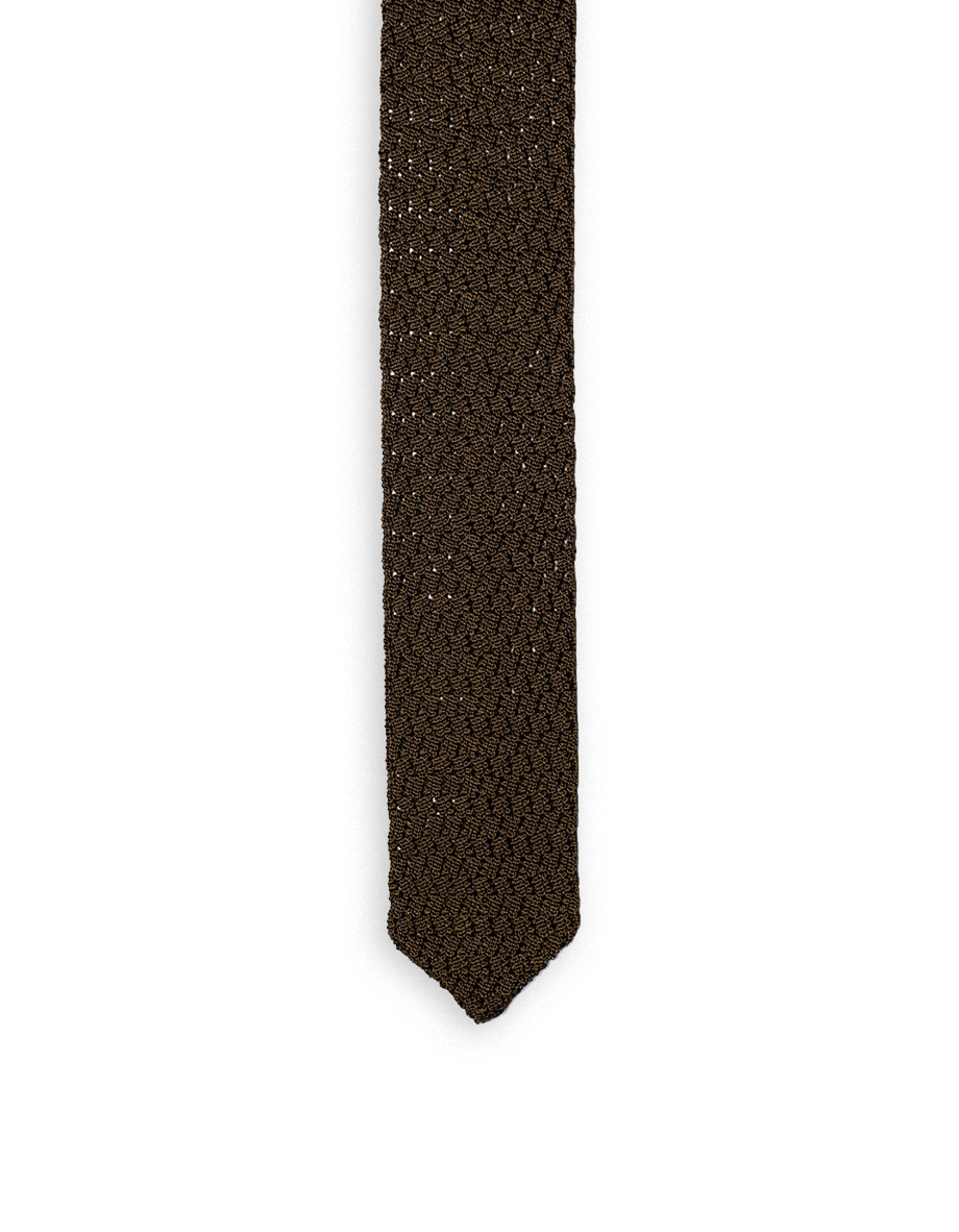 cravatta detroit punta v verde oliva 1