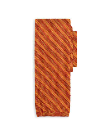 cravatta diagonale 5 5 arancio arancio bruciato 0