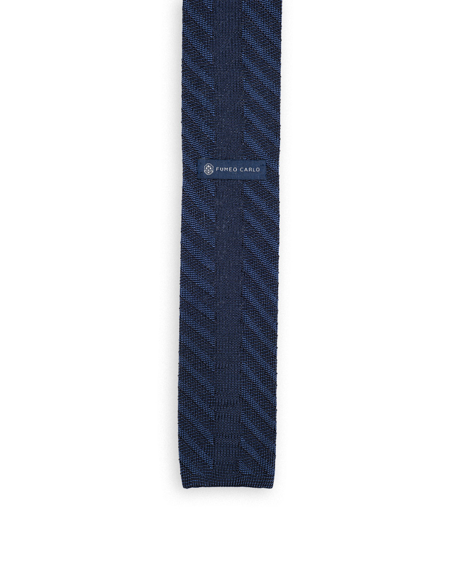 cravatta diagonale 5 5 blu navy blu marino 2