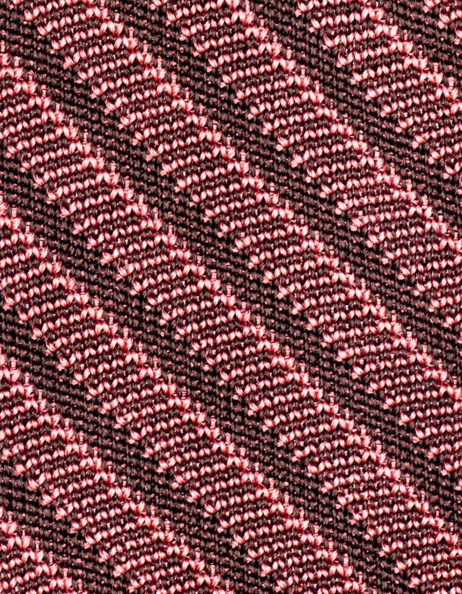 cravatta diagonale 5 5 marrone lontra rosa mauve 5