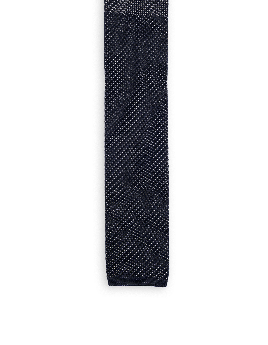 cravatta filo seta blu marine grigio perla 1