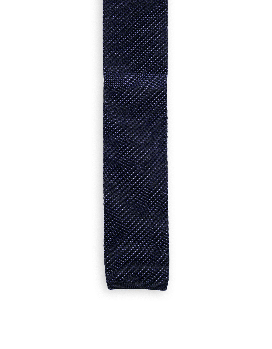 cravatta filo seta blu navy viola 1
