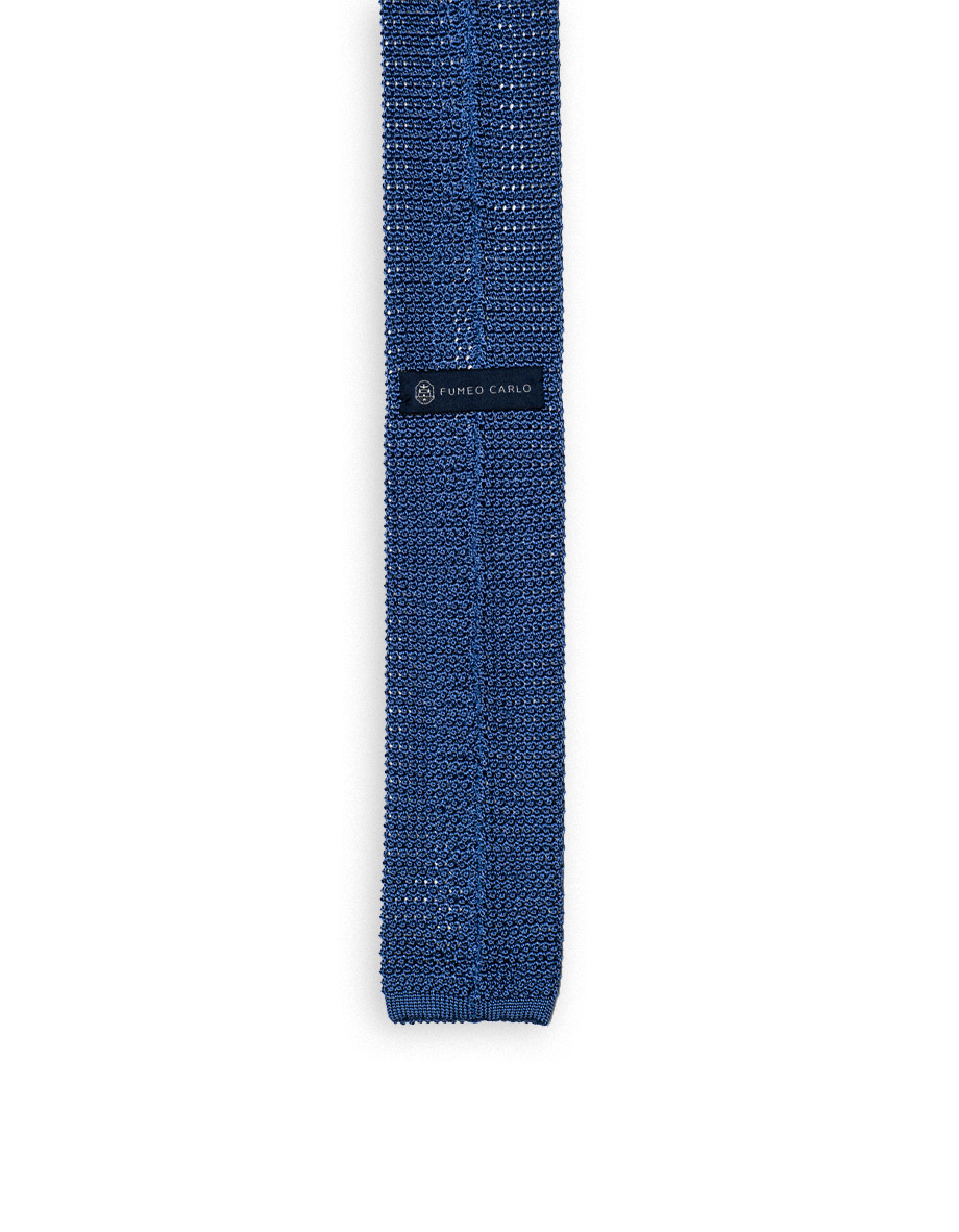 cravatta grana di riso quadrata azzurro lazulite 2