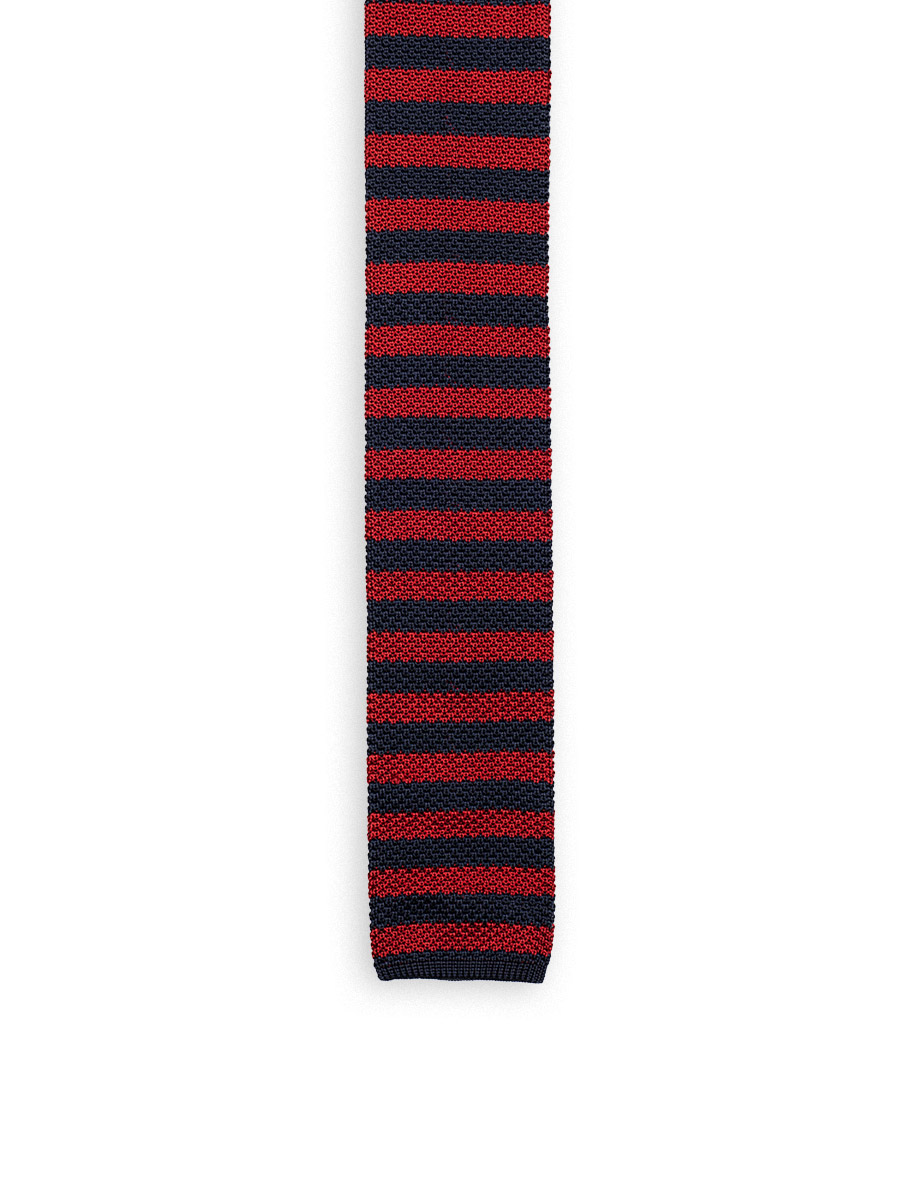 cravatta papillo riga blu marine rosso porpora 1