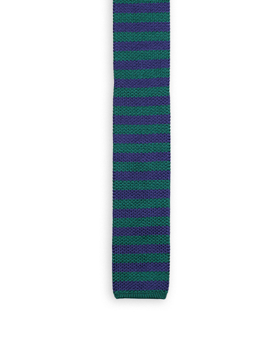 cravatta papillo riga verde smeraldo viola lavanda 1