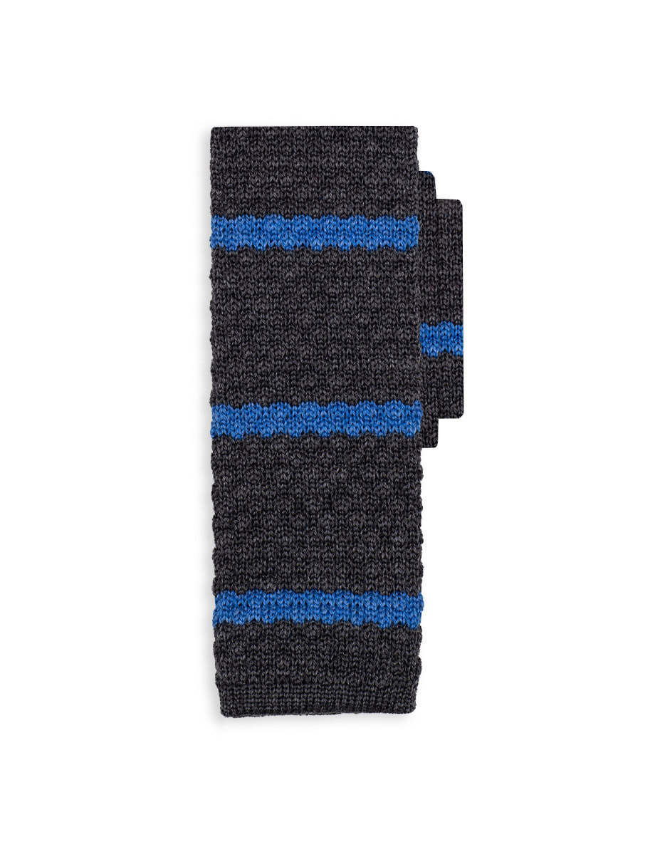 cravatta wool ladder grigio pioda azzurro cielo 0 1