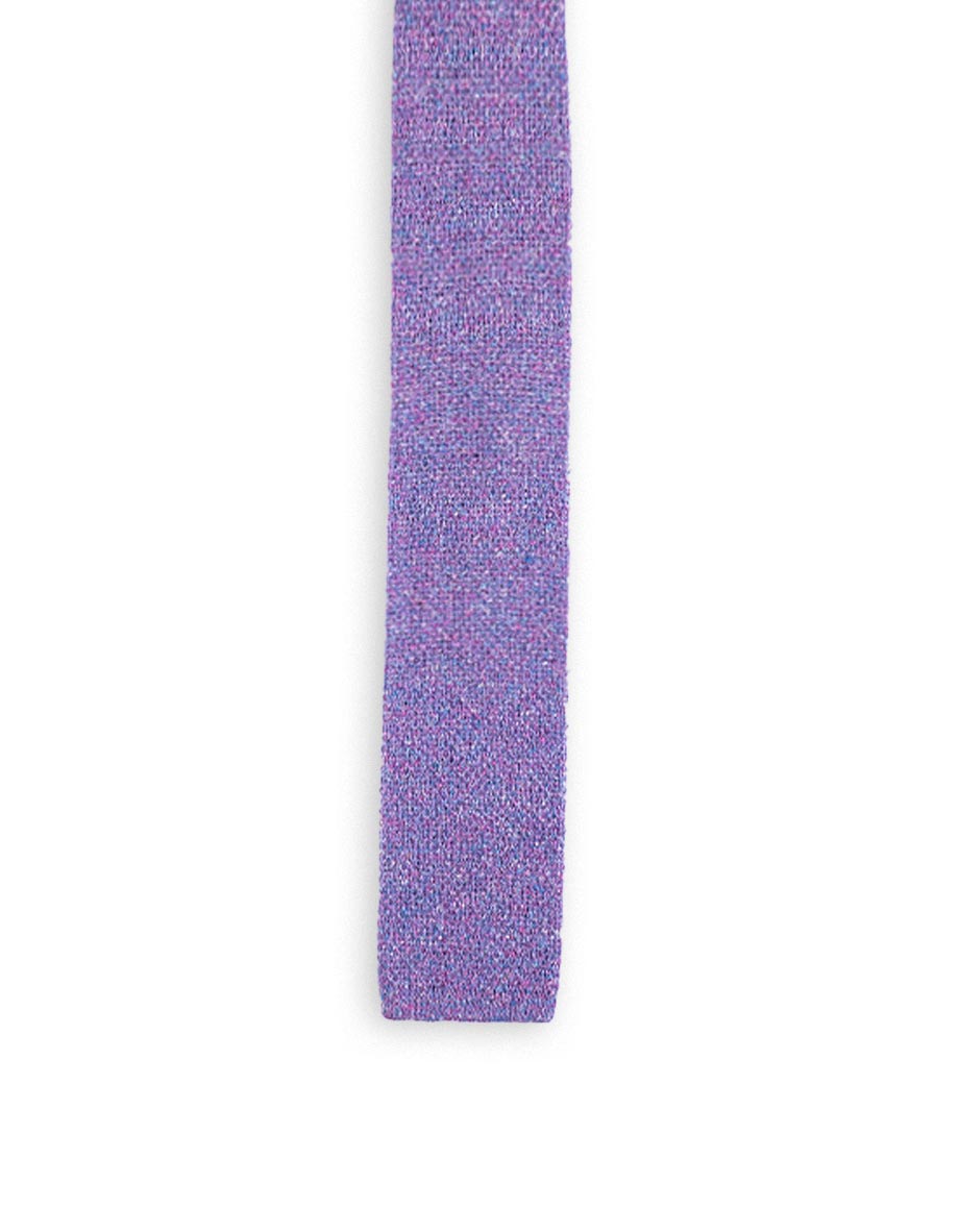cravatta bourette viola glicine papillo punta quadra 0