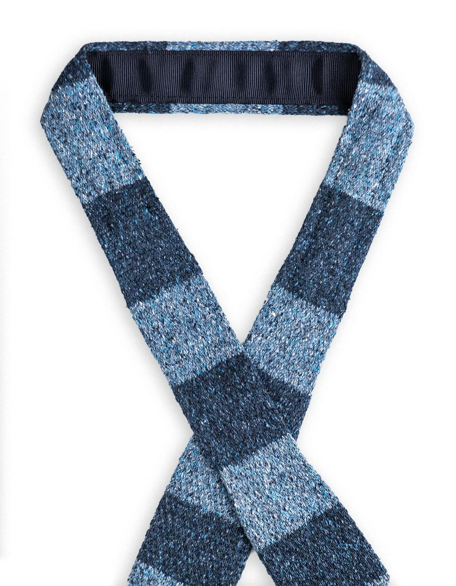 cravatta fantabourette blu levis blu oceano papillo riga punta quadra 2