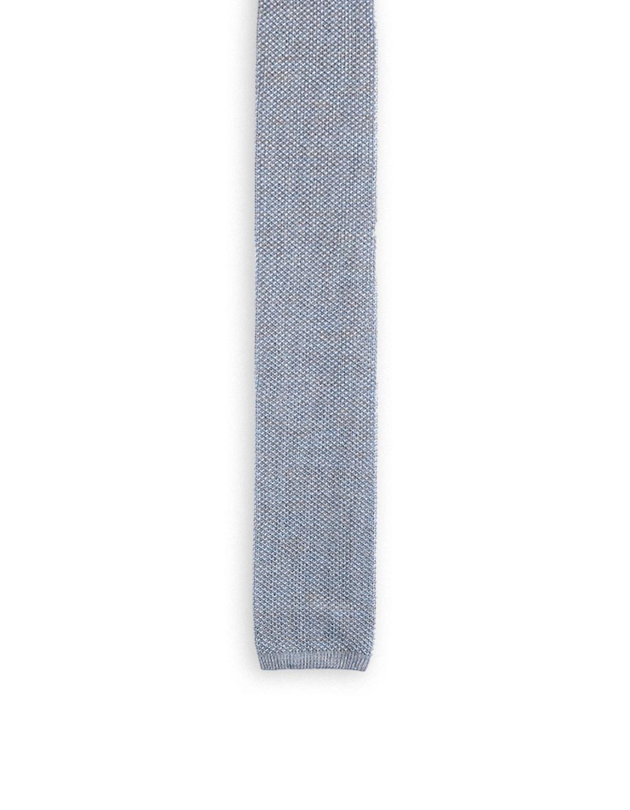 cravatta tencal azzurro celeste papillo punta quadra 0
