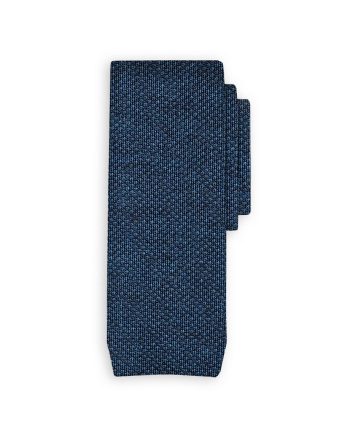 cravatta tencal blu profondo papillo punta quadra 3