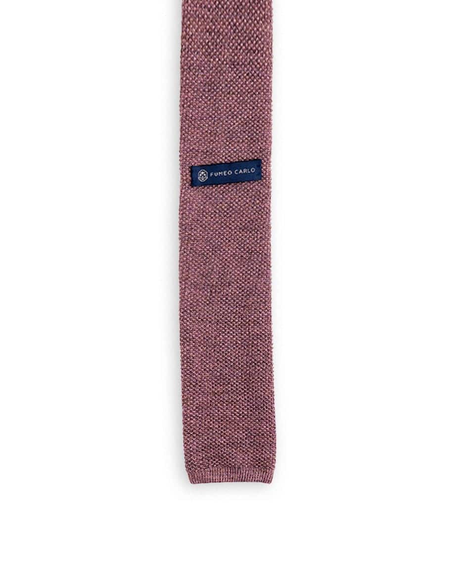cravatta tencal rosa amaranto papillo punta quadra 1