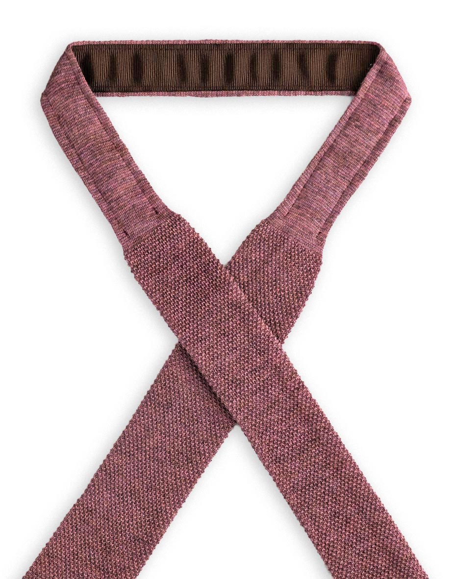 cravatta tencal rosa amaranto papillo punta quadra 2