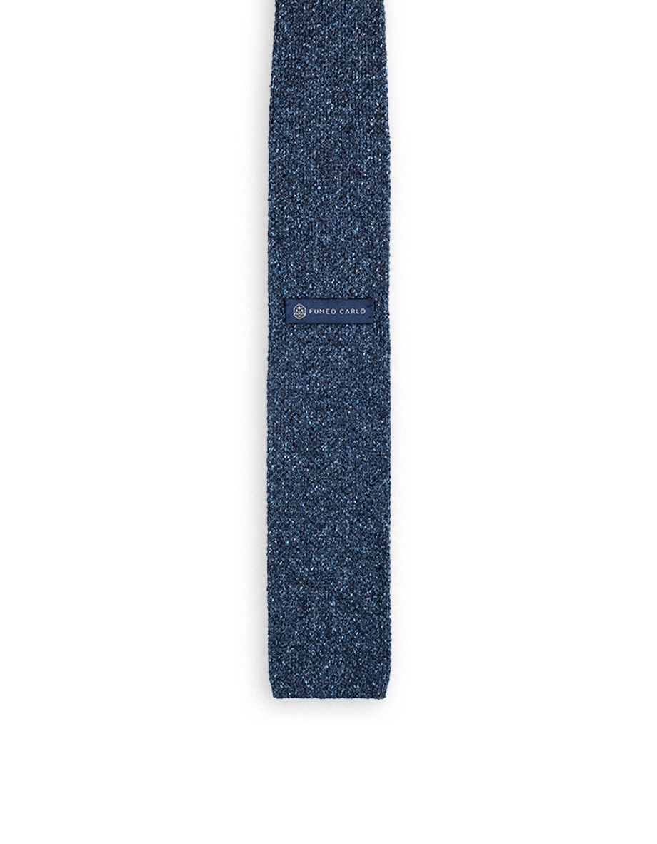cravatte bourette blu oceano papillo punta quadra 1 1