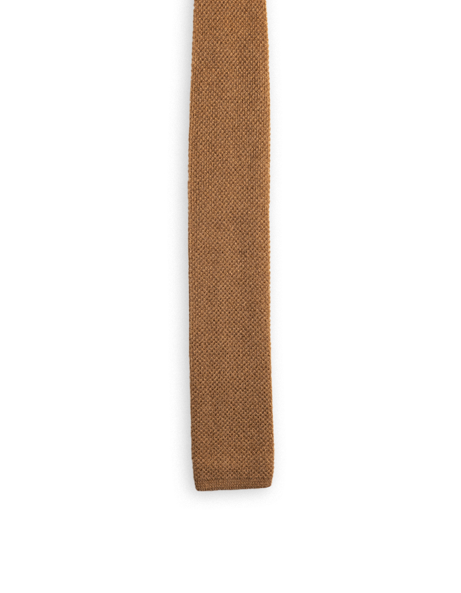 cravatte camel naturale greggio papillo punta quadra 0
